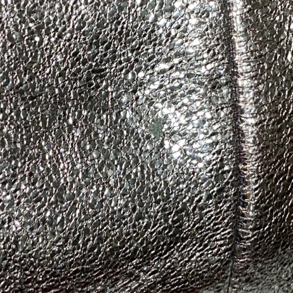 *SOLD*Coach Sophia Madison Metallic Gunmetal Leather Satchel - Picture 16 of 16